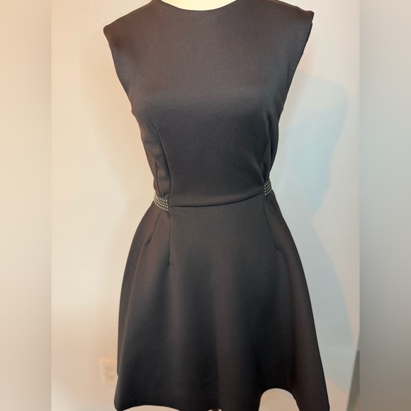 Perfect Little Black Dress | Cinched Waist & Studded Belt | Size S - Picture 3 of 17